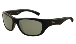 Ray-Ban Men's Black Frame Green Lens Sunglasses (RB4177 601 63MM)