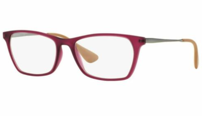 Ray-Ban Purple Reddish / Gunmetal  Eyeglasses (RX7053 5526 54MM)