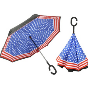USA Inverted C-Shaped Handle Umbrella
