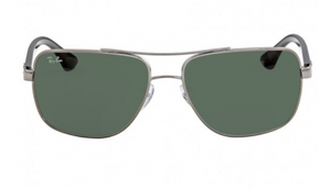 RAY-BAN Dark Green Rectangular Sunglasses RB3483 004/71