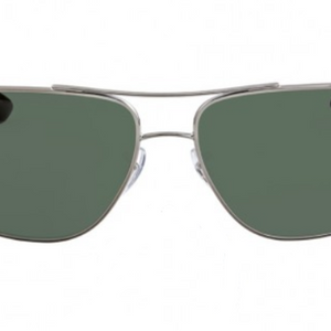 RAY-BAN Dark Green Rectangular Sunglasses RB3483 004/71