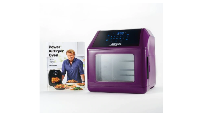 ALMOST GONE! Power Air Fryer 10-in-1 Pro Elite Oven 6-qt with Cookbook (New/Open Box) - Ships Next Day!
