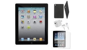 PRICE DROP: Apple iPad 2 16GB Bundle with Case, Charger, & Tempered Glass Protector (Refurbished)
