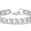 Silver toned bracelet and necklace set