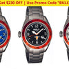 Bull Titanium Hereford Pro-Diver Watch + Free Return Shipping - Ships Quick! Watches