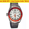 Bull Titanium Hereford Pro-Diver Watch + Free Return Shipping - Ships Quick! White/silver Watches