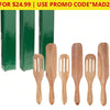 2 For $24.99: Mad Hungry 6-Piece Spurtles With Gift Boxes (Acacia Wood Or Silicone) - Ships Quick!