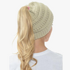 Soft Knit Ponytail Beanie 2 or 4 Pack!