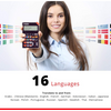 Franklin 16-Language SPEAKING Global Phrasebook Translator With Recorded Human Voice (Renewed) - Ships Quick!