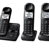 Panasonic 3-Handset Cordless Telephone (KX-TGL433B) - Ships Quick!