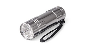 Pack of 3: Hi-Lite 9-LED Flashlights (Batteries Included)!