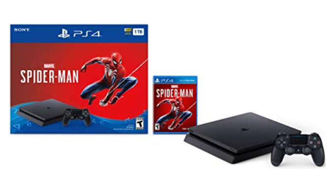 LIMITED AVAILABILITY: Sony PS4 1TB Slim Marvel Spider-Man Bundle (Renewed/Open Box) - Ships Quick!