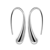 Solid Sterling Silver Waterdrop Hook Earrings
