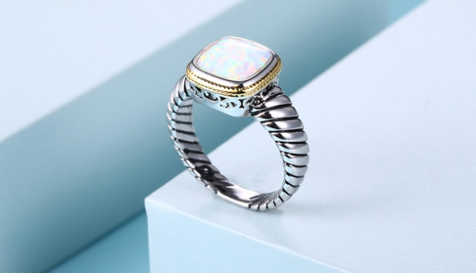1.90 CTTW Single Crystal Multi Pav'e Engagement Ring Set in 18K White Gold