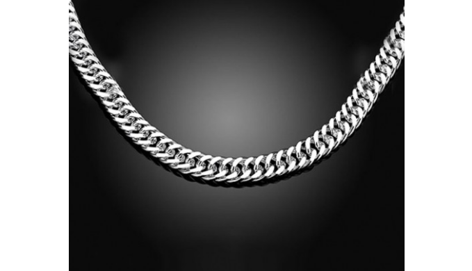 18" Curb Chain Necklace in 14K Gold - 3 Colors
