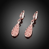 18K Gold Laser Cut Filigree Drop Earrings