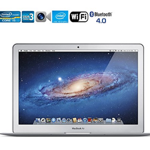 Apple Macbook Air 11.6in MC968LL/A w/ Black Case - 1.6GHz Intel Core i5, 4GB RAM, 64GB SSD (Renewed)
