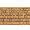 GREAT GIFT: Custom Carved Bamboo Bluetooth Mini Keyboard - Ships Quick!