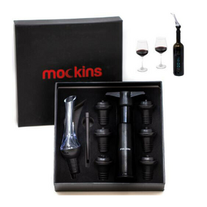 Mockins 10 Piece Wine Accessory Set (Choice of 3 Sets) - Ships Quick!