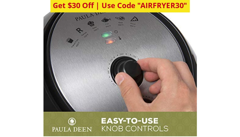 $30 OFF - USE CODE AIRFRYER30! Paula Deen 9.5 QT Family-Sized Air Frye –  1Sale Deals
