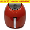 $30 Off - Use Code Airfryer30! Paula Deen 9.5 Qt Family-Sized Air Fryer (New) Ships Quick! Red Home