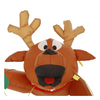Things For Everyone 4 Ft Gutter Hanging Reindeer Inflatable Christmas Pre-Lit LED Airblown Decorations
