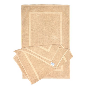 Pack of 4: 20"x30" Shower/Bathtub Step Out Reversible Super Absorbent Cotton Mat