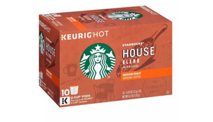 Buy Any 3 Get 1 Free! Starbucks K-Cup Coffee Pods - Ships Quick! House Blend (60 Count) Home