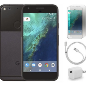 LOWEST PRICE EVER: Google Pixel XL Factory Unlocked with Case, Charger & Screen Protector (Refurbished) - 128GB