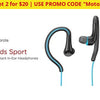2 For $20!! Motorola Water/sweat Resistant Sport Earbuds - Ships Quick! Electronics