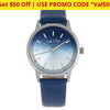 $50 Off: Sophie And Freda San Diego Quartz Ladies Watch - Ships Quick! Blue Watches