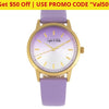 $50 Off: Sophie And Freda San Diego Quartz Ladies Watch - Ships Quick! Purple Watches