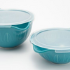 Mad Hungry 2-Piece Lipnloop Mixing Bowl With Lids - Ships Quick! Turquoise Home