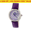 $200 Coupon: Sophie & Freda Monaco Swiss/quartz Movement Leather Watches - Ships Quick! Purple On