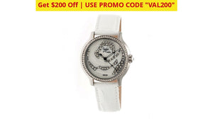 $200 Coupon: Sophie & Freda Monaco Swiss/quartz Movement Leather Watches - Ships Quick! White On