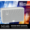 NEAR VM1 Weather Proof Full-Range Wired Outdoor Loud Speaker with Easy Versatile Mount Installation - Ships Quick!