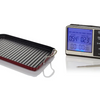 Curtis Stone DuraPan Nonstick Double-Burner Grill Pan + Digital Read Thermometer with Pot Clip Bundle! (Refurbished)