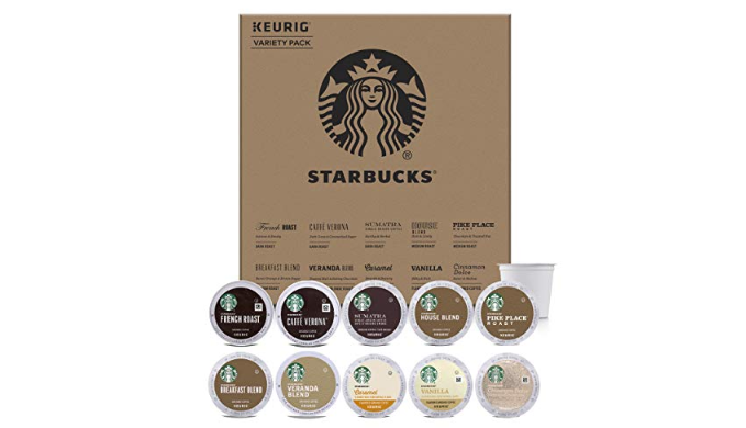 Starbucks Starter Kit K-Cup Variety Pack for Keurig Brewers, 40-80 Count Options (Past Best-By Date) - Ships Quick!