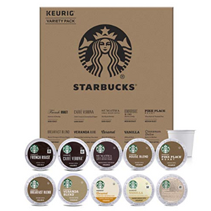 Starbucks Starter Kit K-Cup Variety Pack for Keurig Brewers, 40-80 Count Options (Past Best-By Date) - Ships Quick!