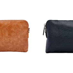The Livvy + Harry Nappy Clutch - Choice of Black or Tan