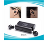 5 Units Professional Mini Invisible Wireless Bluetooth 10.0 Stereo In-Ear Headset Earphone Earbud Earpiece with Hands-free Calling and Microphone