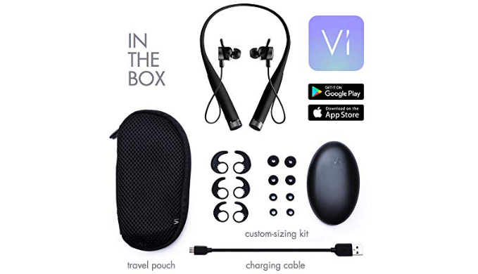 LifeBEAM Vi Sense Wireless Headphones with on-Demand AI Personal Train ...