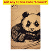 Buy 1 Get 2 Free: Endangered Species Notebook Pocket Book - Ships Quick! Panda Home