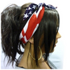 Pack of 3: USA Stars and Stripes 100% Cotton Bandana Face Mask - Ships Quick!