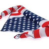 Pack of 3: USA Stars and Stripes 100% Cotton Bandana Face Mask - Ships Quick!