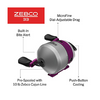Zebco 33 Ladies Spincast Lightweight Fishing Reel, Quickset Anti-Reverse with Bite Alert, Smooth Dial-Adjustable Drag, Powerful All-Metal Gears - Ships Quick!