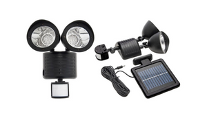 Outdoor Nation Solar Powered 22-LED Security Floodlight