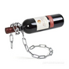 Eravino Novelty Magic Floating Steel-Link Chain Wine Bottle Holder
