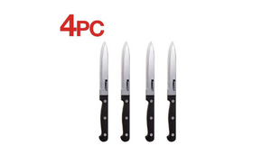 PRICE DROP: Ronco 4 Piece Steak Knife Set,Stainless-Steel Serrated Blades, Full-Tang Knives