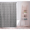 Geometric-Patterned 70" x 72" Shower Curtain - Assorted Colors - Ships Quick!